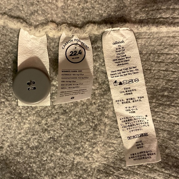 ** ALLBIRDS 100% Merino Wool Sweater. SHRUNK ! - Picture 5 of 7
